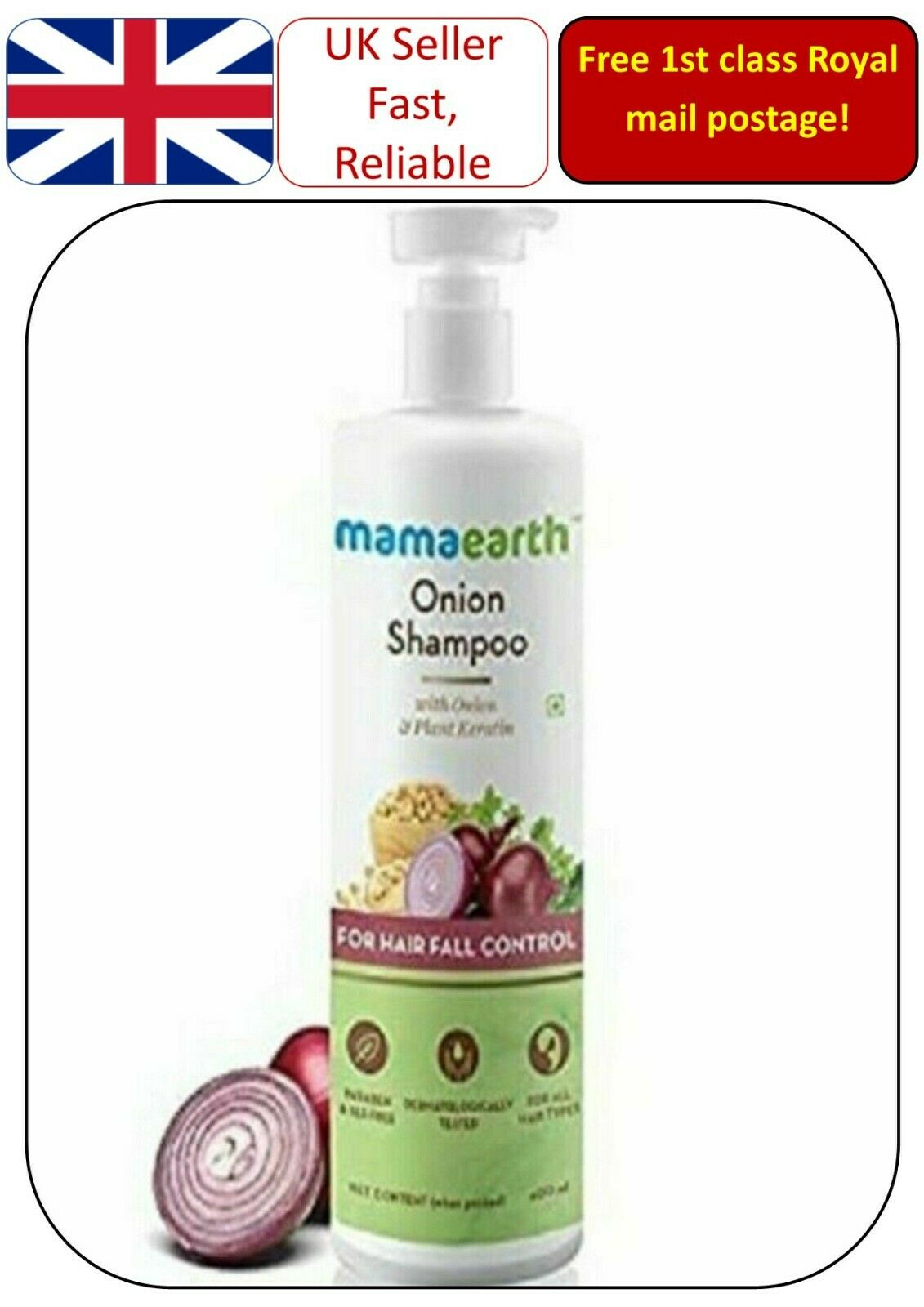 All natural Mamaearth Onion Shampoo For Hair Growth & Hair Fall Control  Keratin – Mind & Body Holistic Health Clinic